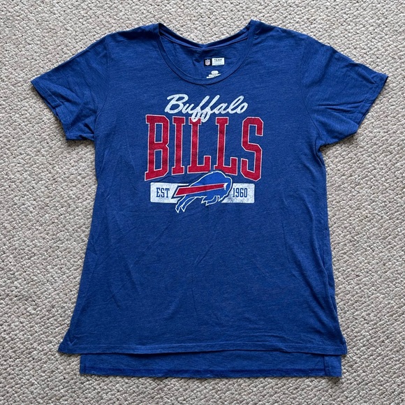 NFL Tops - Women’s Buffalo Bills Blue T-Shirt -Large